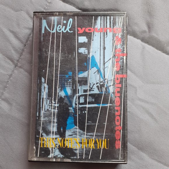 This Notes For You - Neil Young & The Bluenotes (Cassette 1988 Reprise) Tested - Picture 1 of 8
